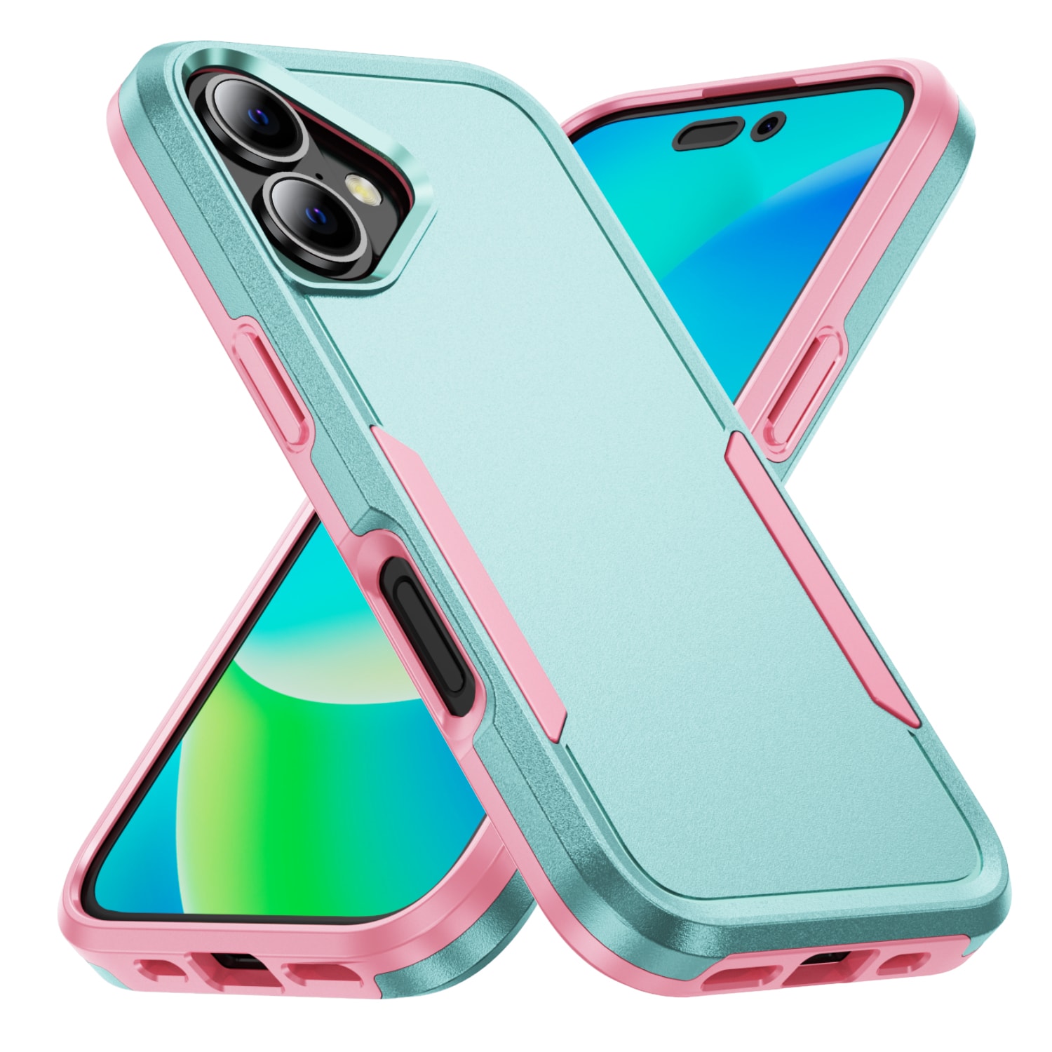 Picture of CLICK Impact MagSafe Series iPhone 16 Case - Aqua Pink