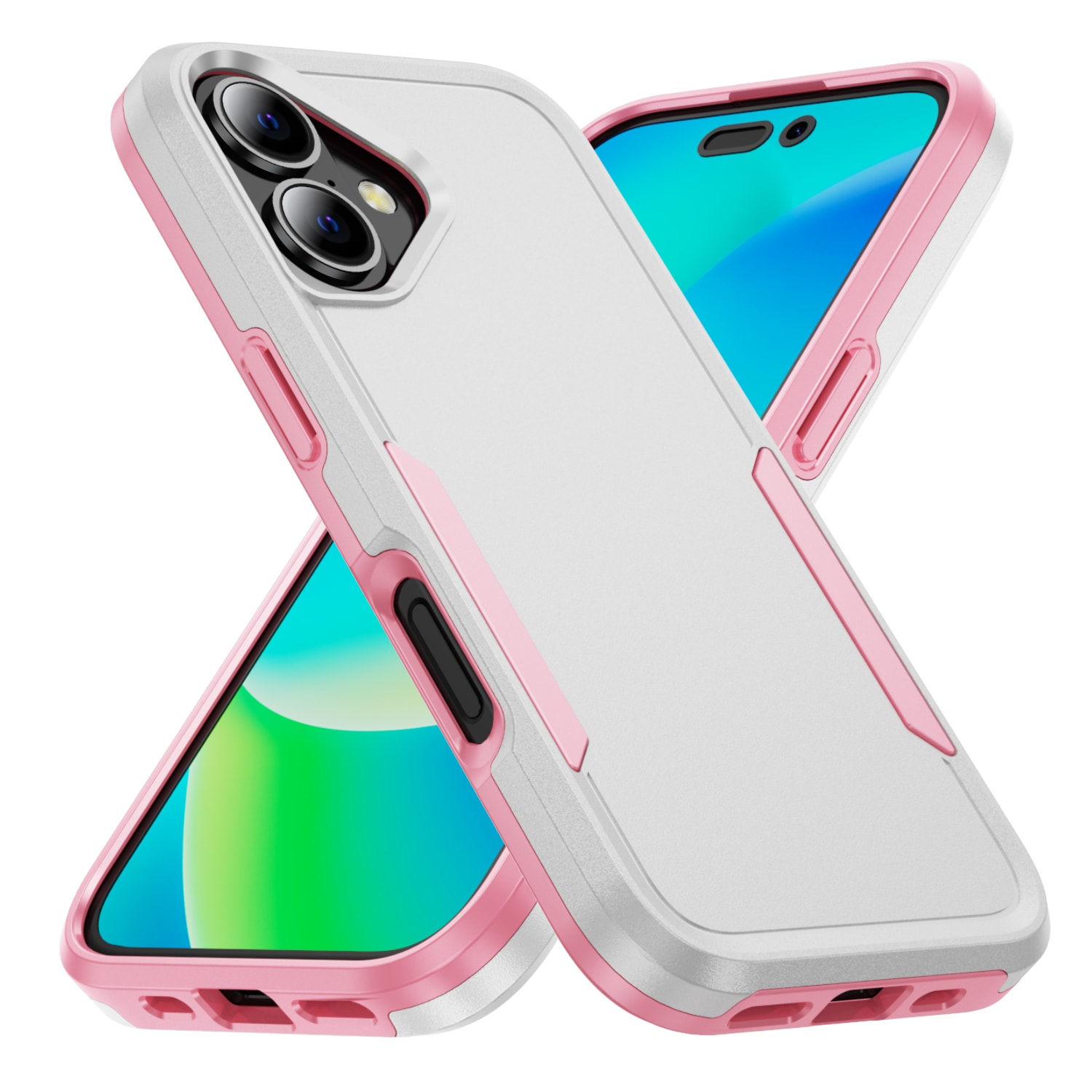 Picture of CLICK Impact MagSafe Series iPhone 16 Plus Case - White Pink