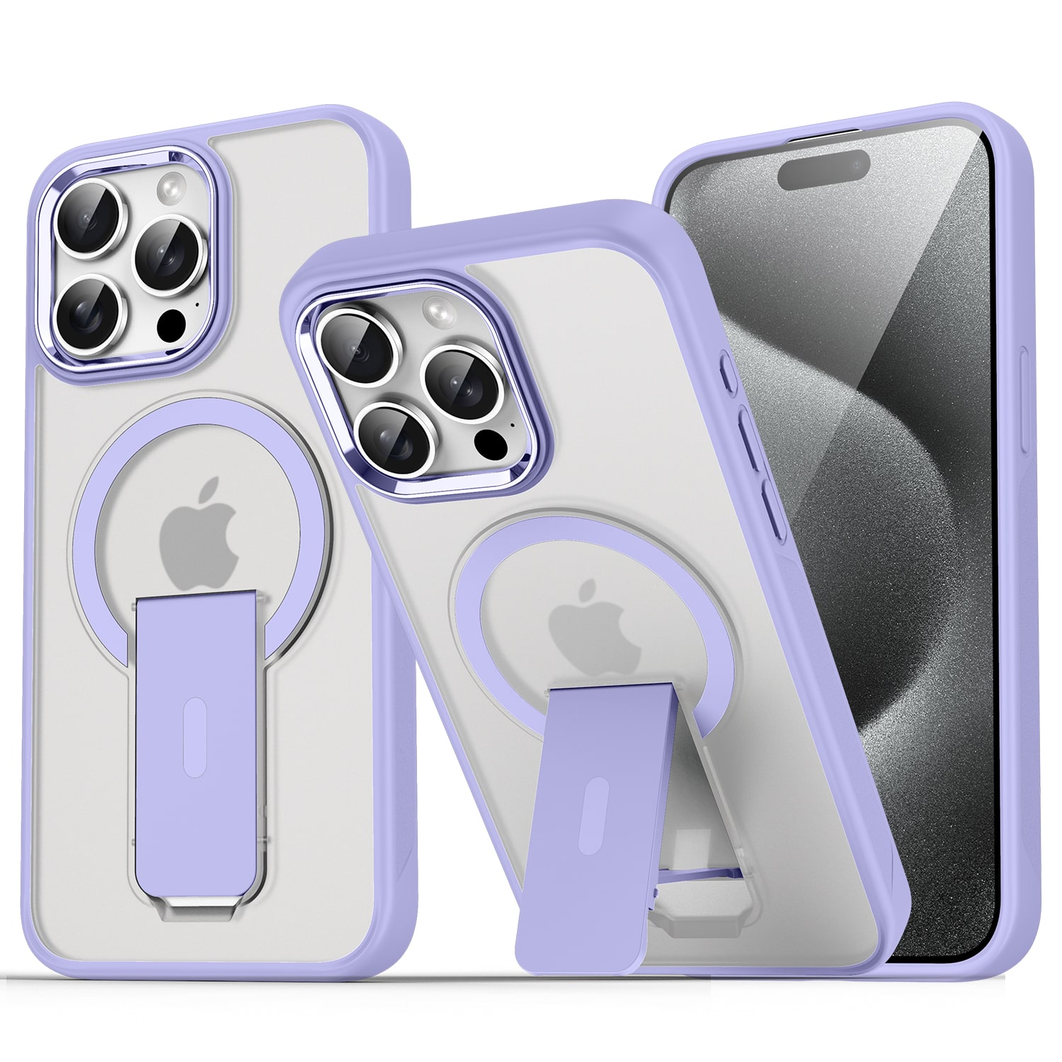 Picture of CLICK Latch Series iPhone 16 Pro Max Case - Clear Purple