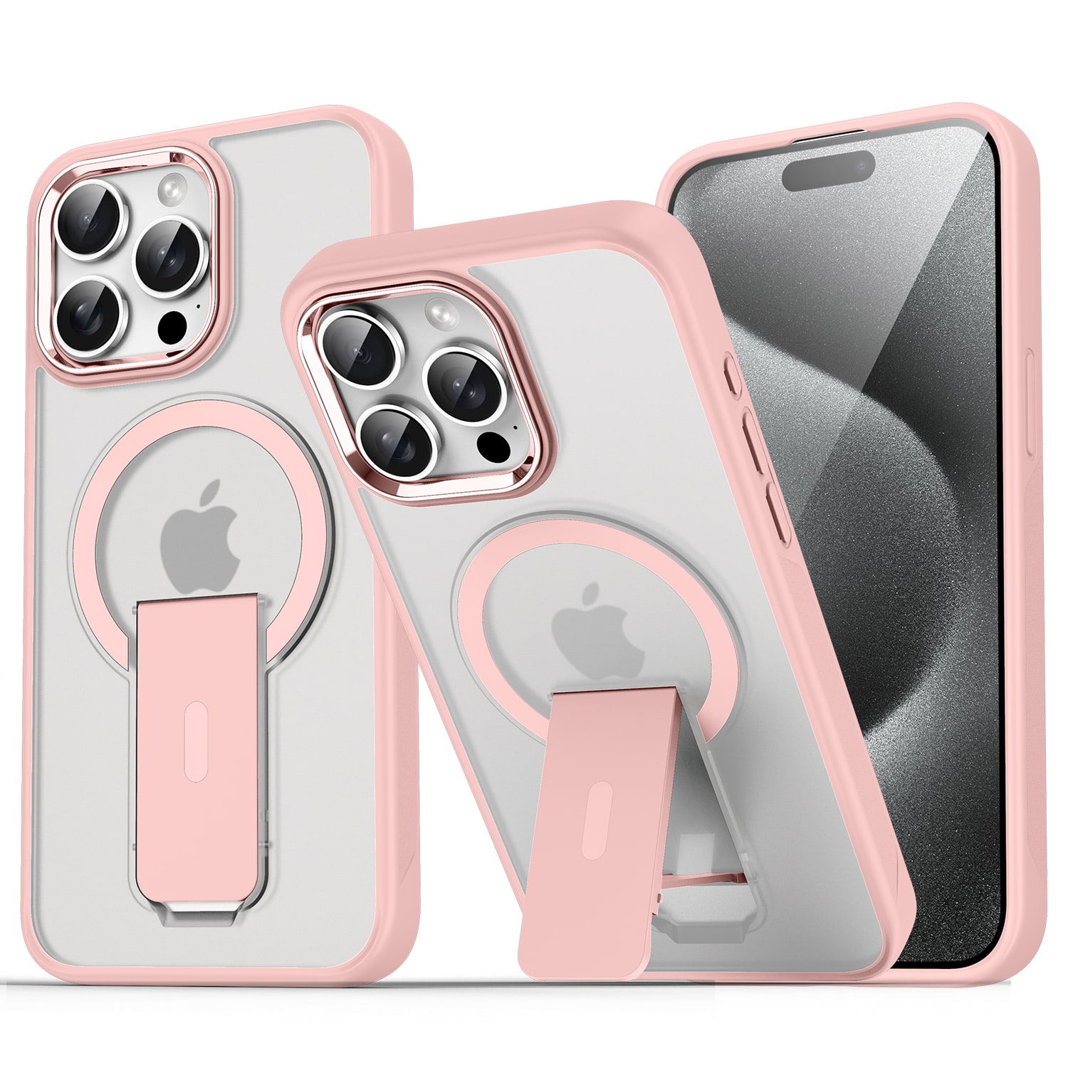 Picture of CLICK Latch Series iPhone 16 Pro Case - Clear Pink