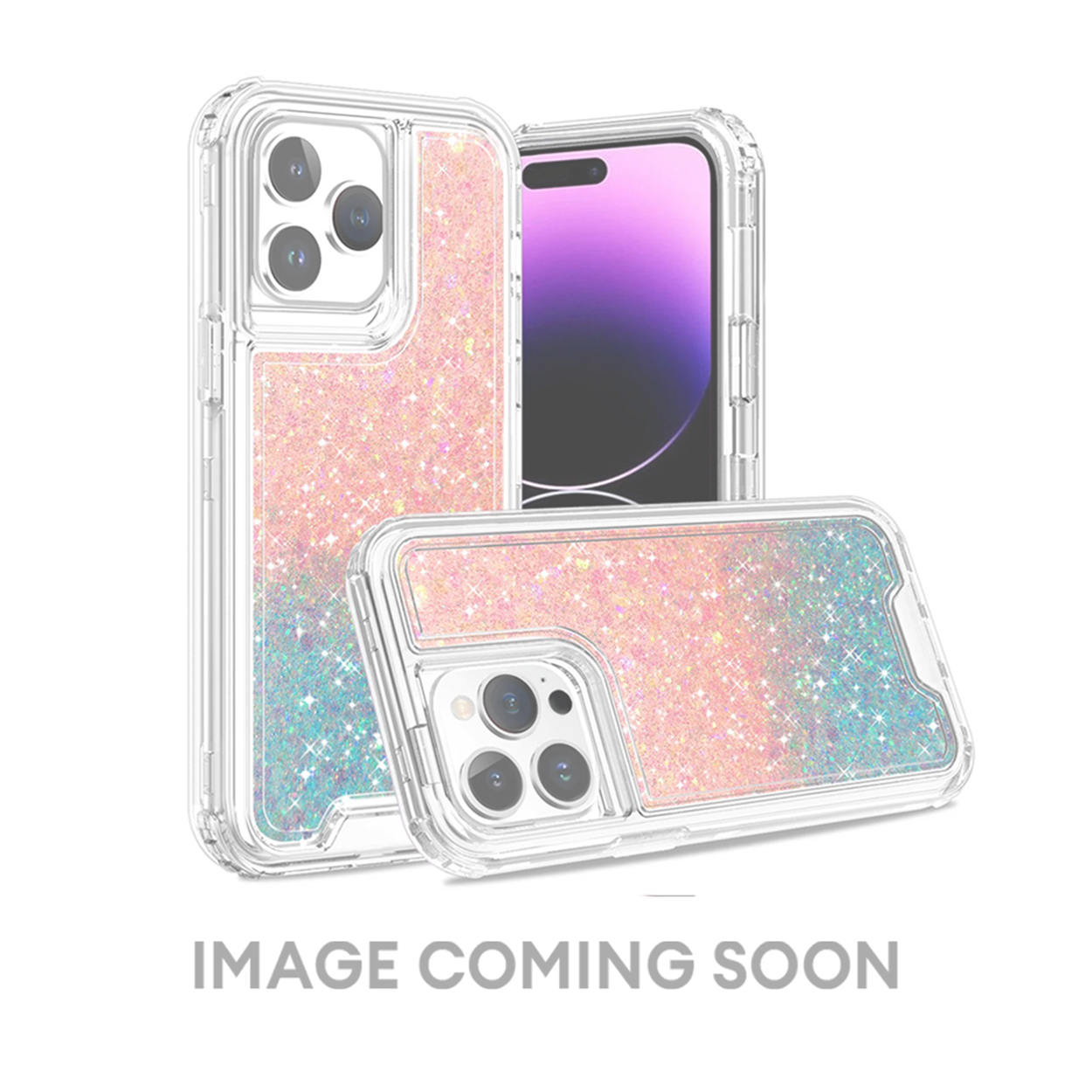 Picture of CLICK Glitter Series iPhone 16 Case - Clear