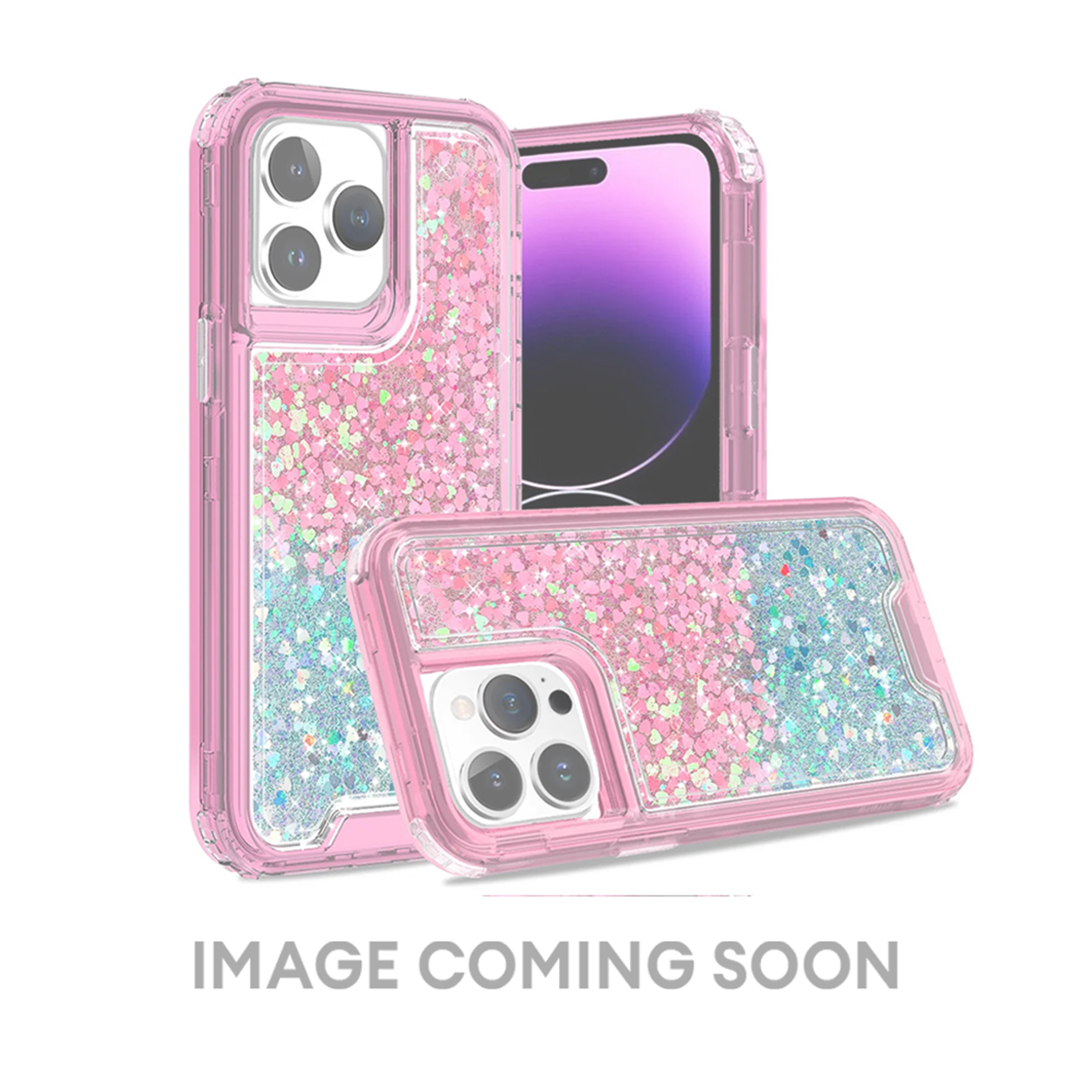 Picture of CLICK Glitter Series iPhone 16 Case - Pink