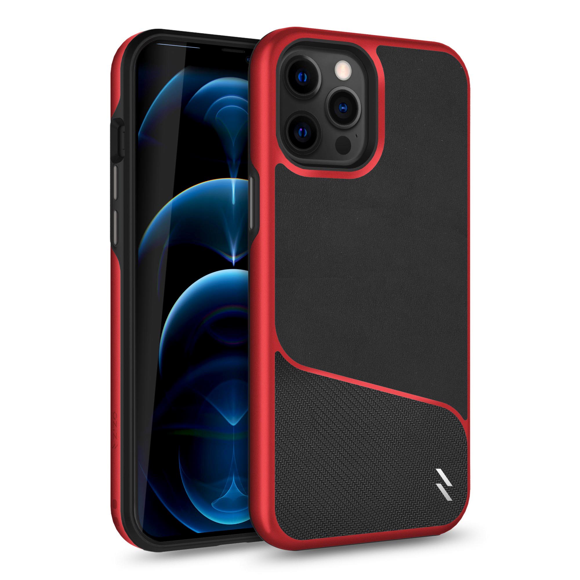 Picture of ZIZO DIVISION Series iPhone 12 Pro Max Case - Black & Red