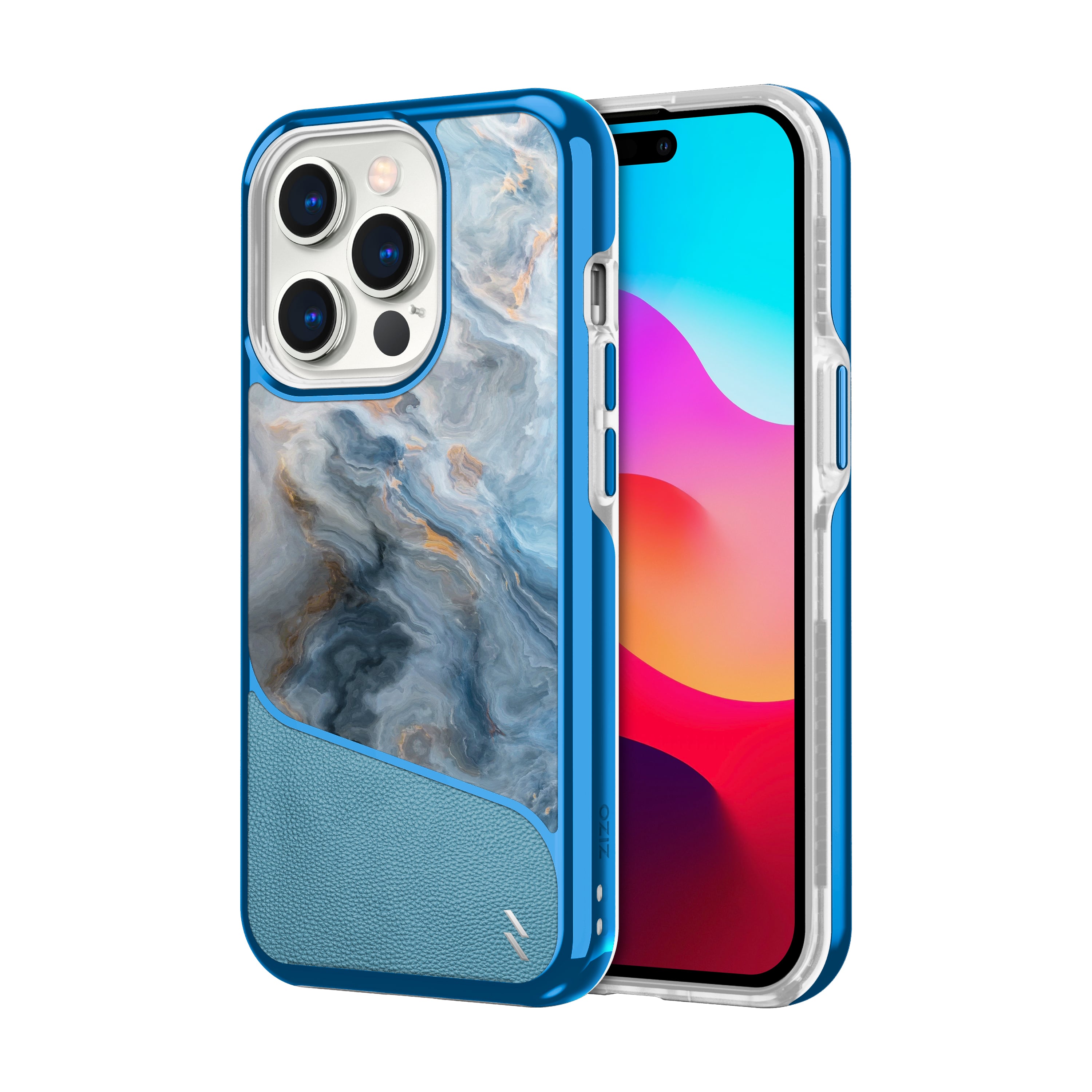 Picture of ZIZO DIVISION Series iPhone 15 Pro Case - Marble