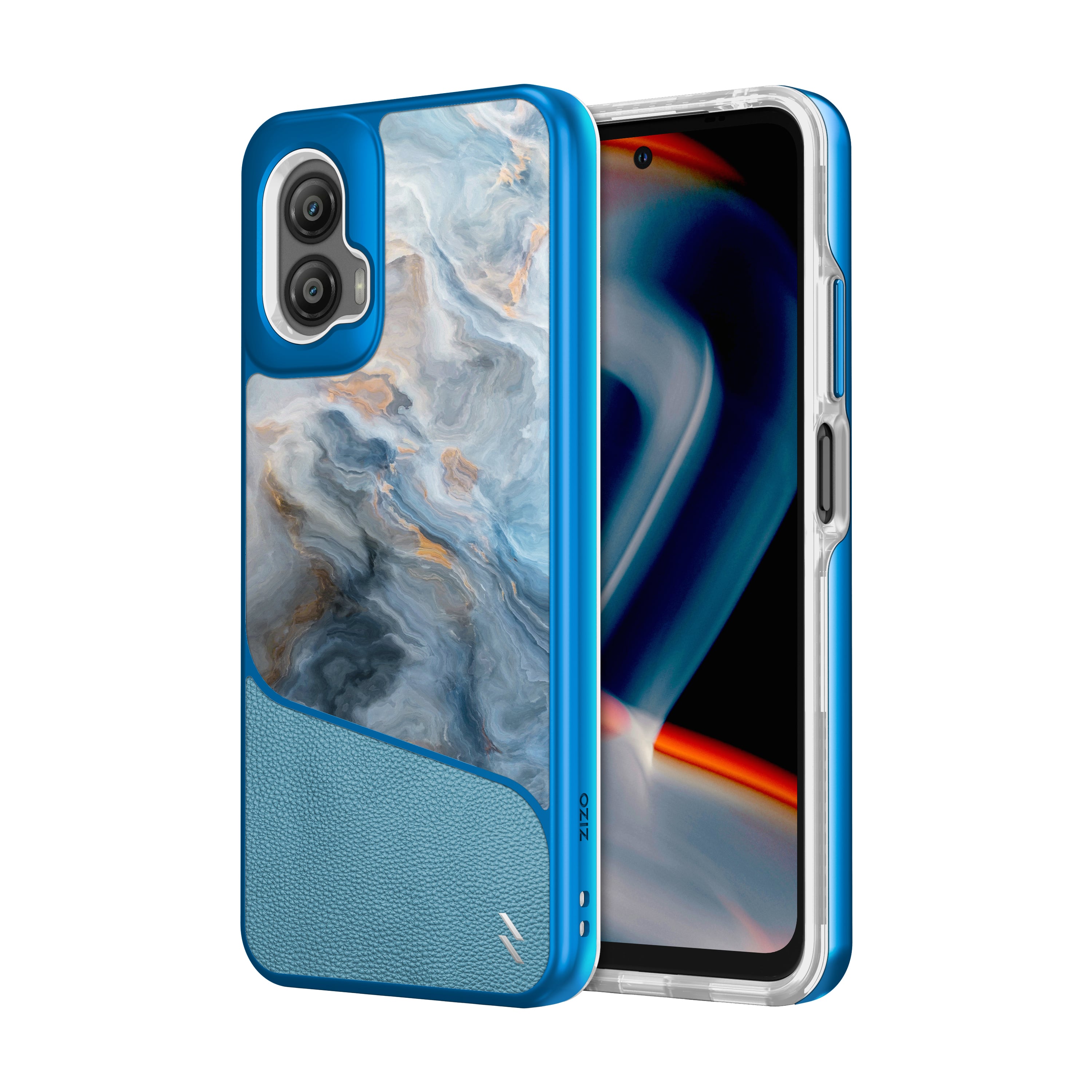 Picture of ZIZO DIVISION Series moto g power 5G (2024) Case - Marble