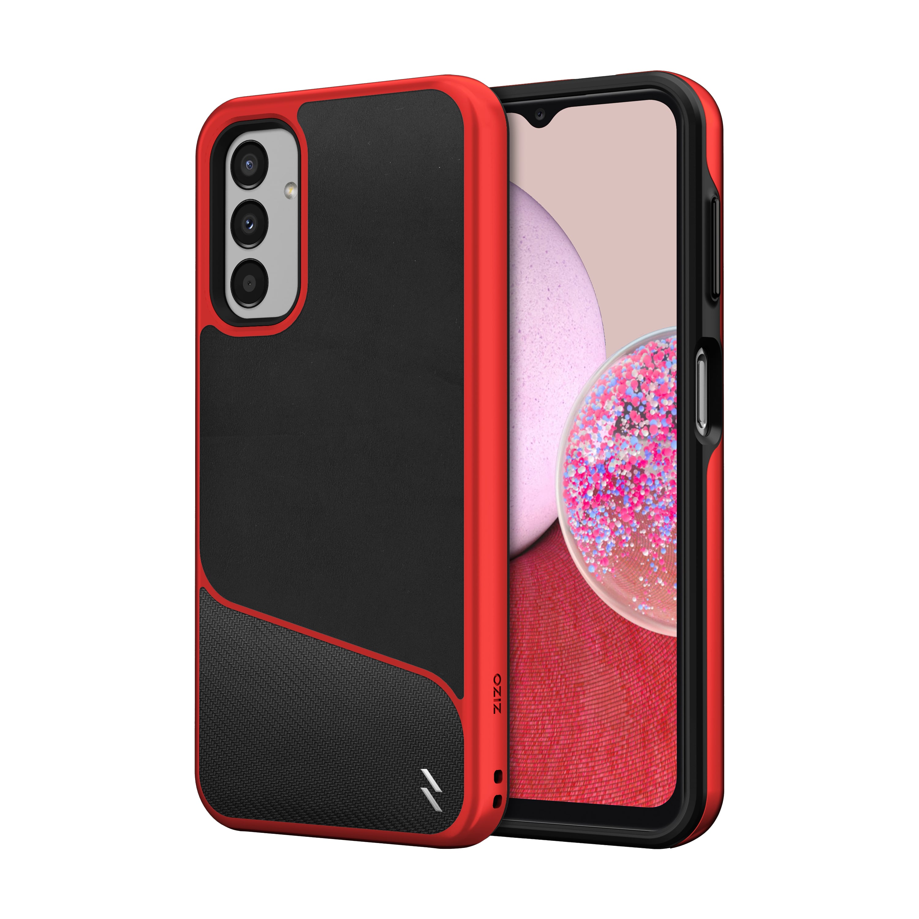 Picture of ZIZO DIVISION Series Galaxy A14 5G Case - Black & Red