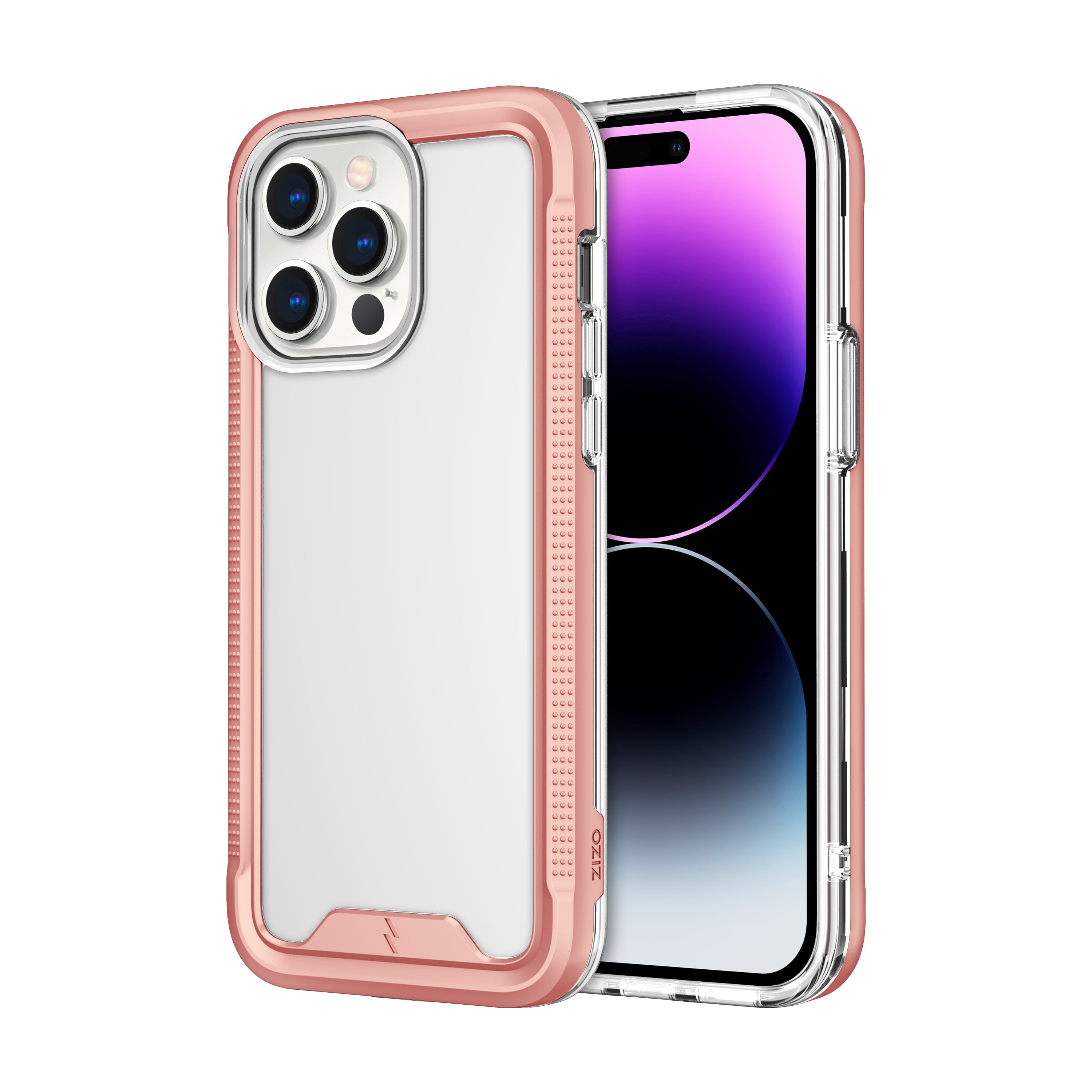 Picture of ZIZO ION Series iPhone 14 Pro Max (6.7) Case with Tempered Glass - Rose Gold