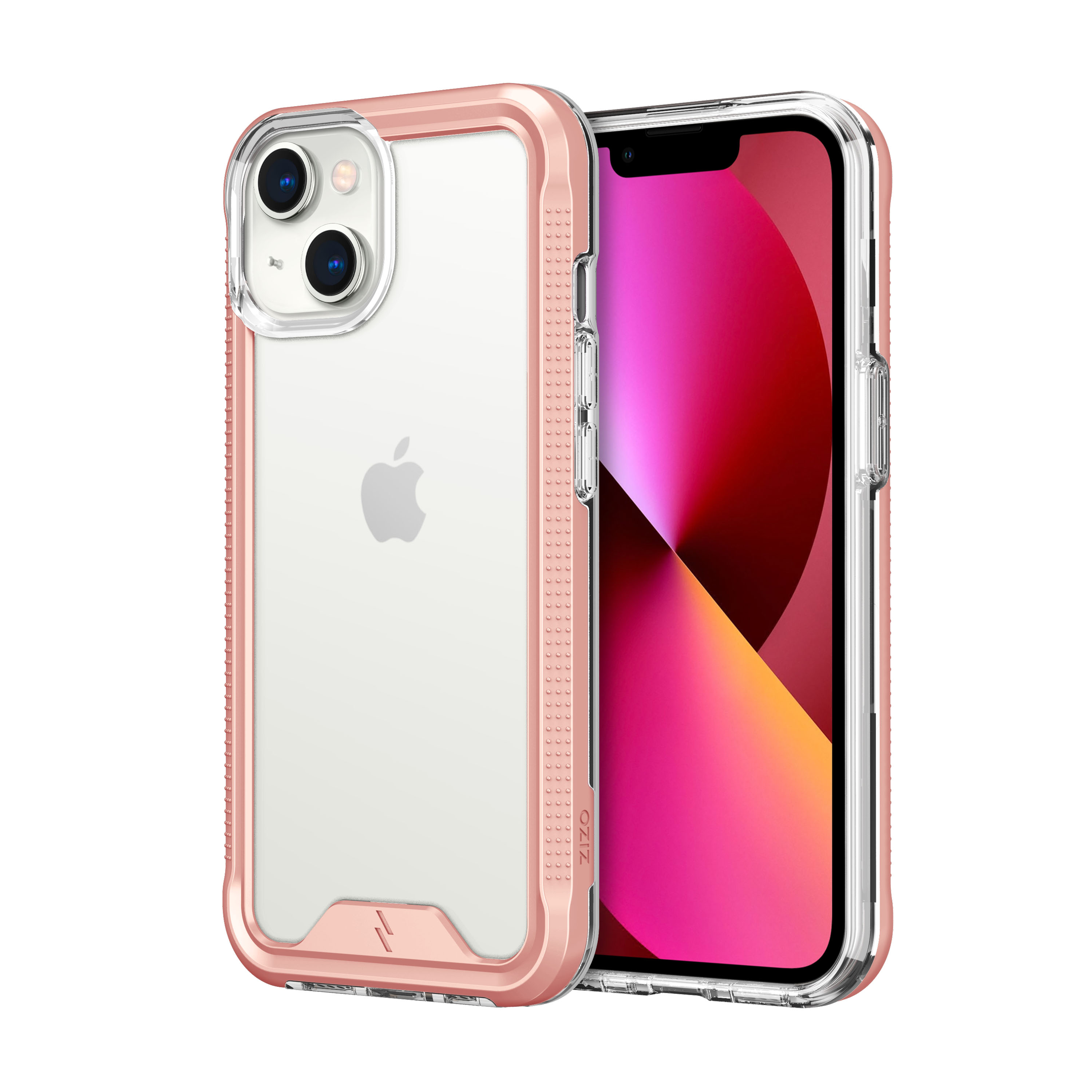 Picture of ZIZO ION Series iPhone 13 Case with Tempered Glass - Rose Gold