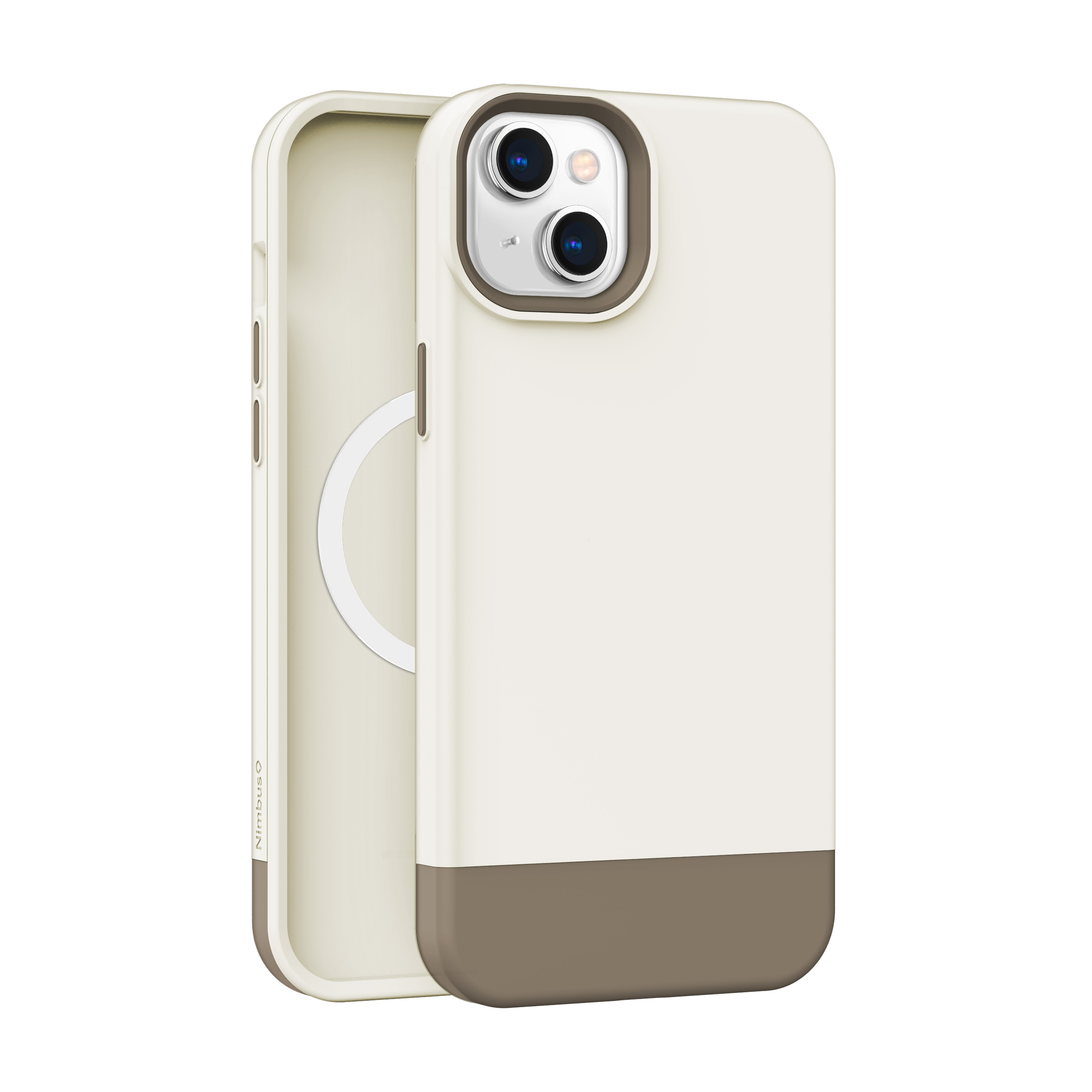 Picture of Nimbus9 Ghost 3 iPhone 15 Plus MagSafe Case - Neutral Taupe