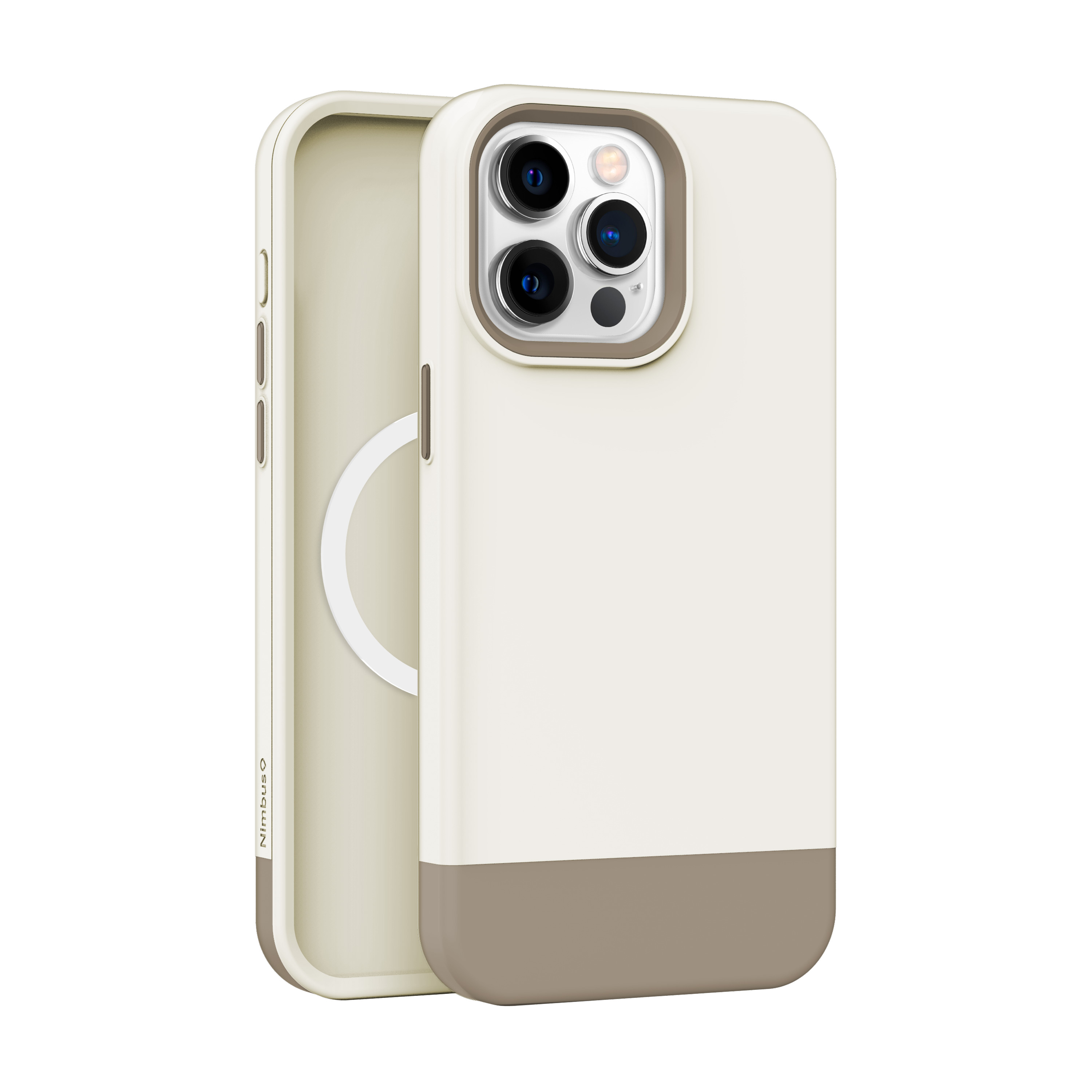 Picture of Nimbus9 Ghost 3 iPhone 15 Pro Max MagSafe Case - Neutral Taupe