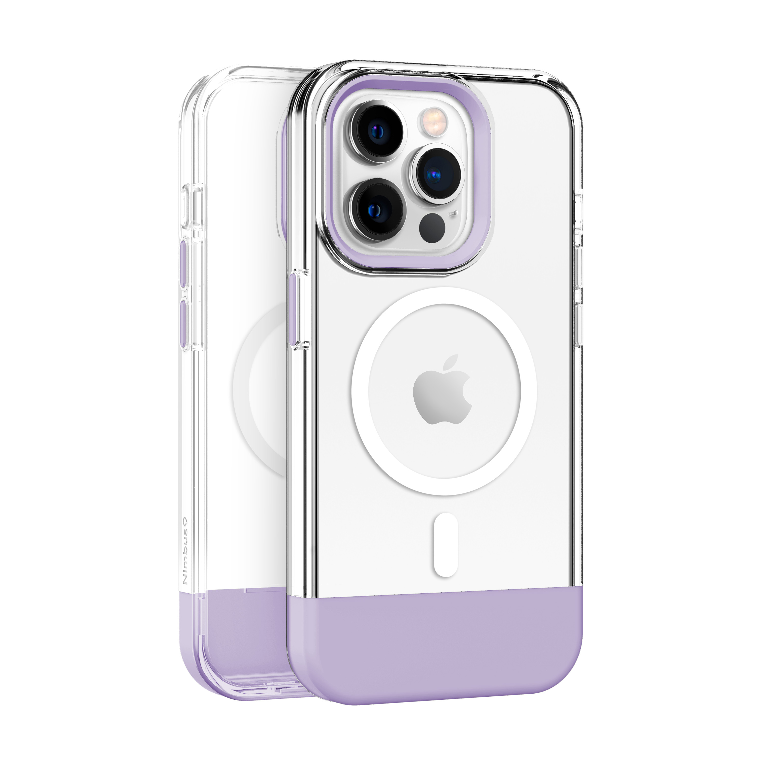 Picture of Nimbus9 Ghost 3 iPhone 15 Pro MagSafe Case - Clear Lilac