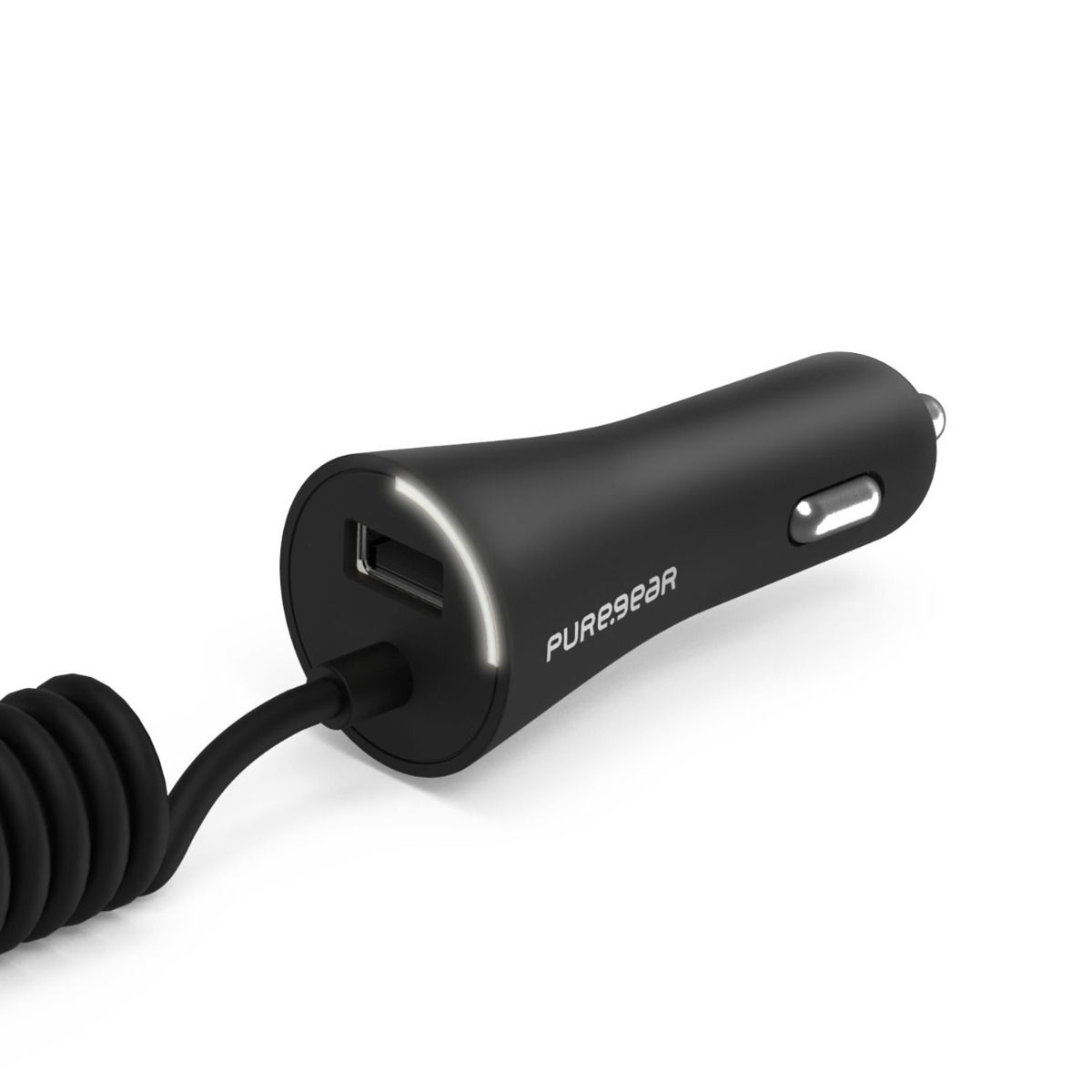 Picture of PureGear 24W USB-A/Micro Car Charger Bundle - Black