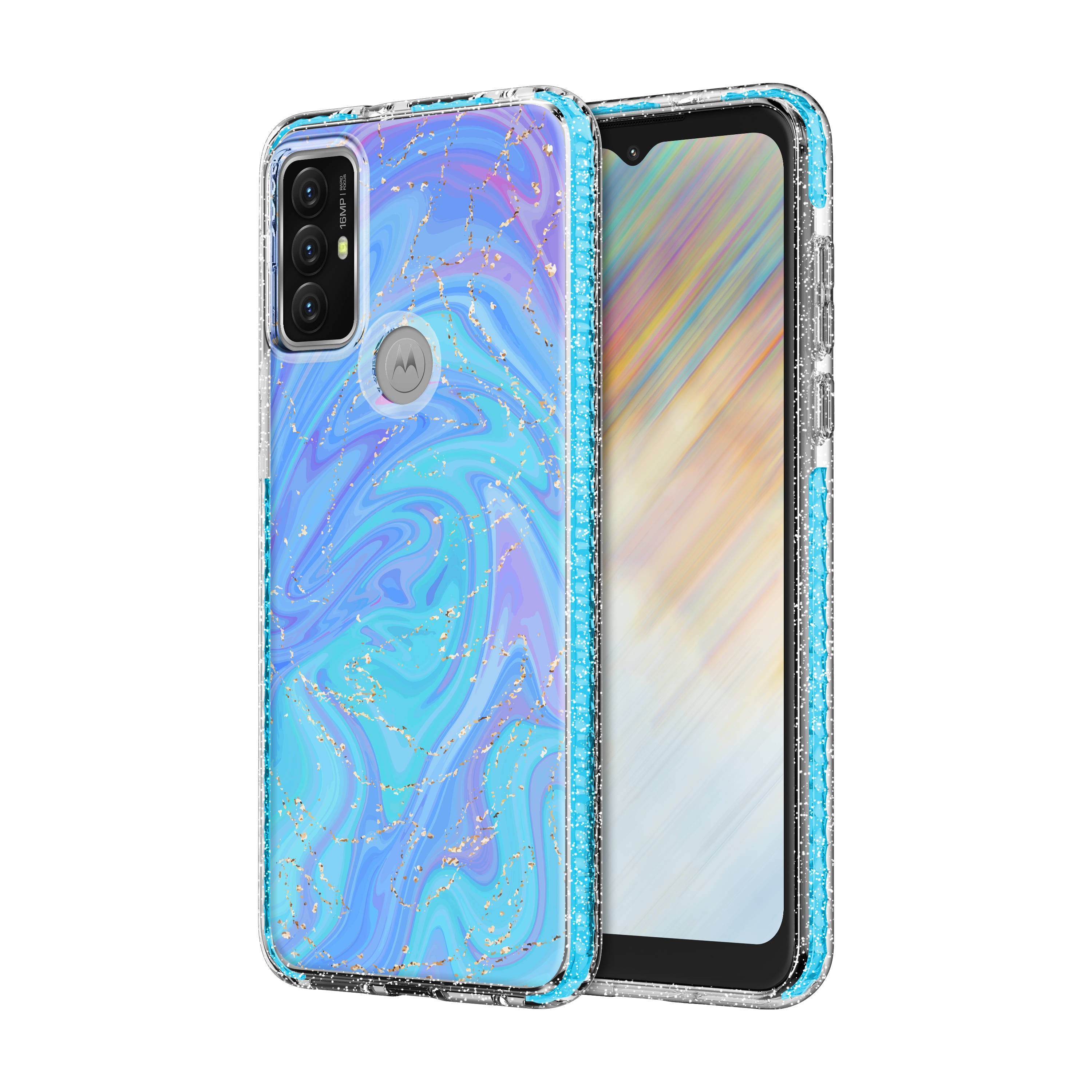 Picture of PureGear Fashion Series moto g play (2023) Case - Unicorn Water