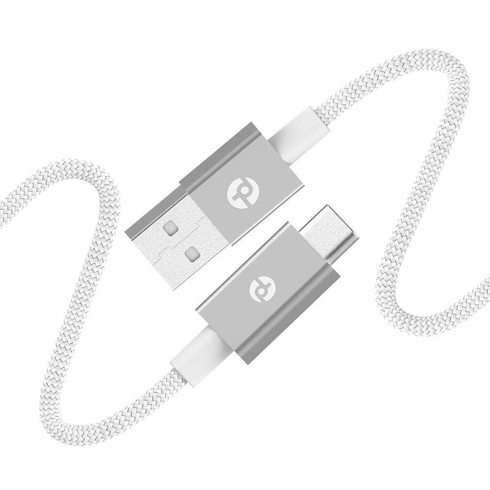 Picture of PowerLab 10FT USB-A to USB-C Cable - White