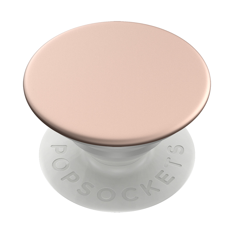 Picture of PopSockets Phone and Tablet Swappable PopGrip - Aluminum Rose Gold