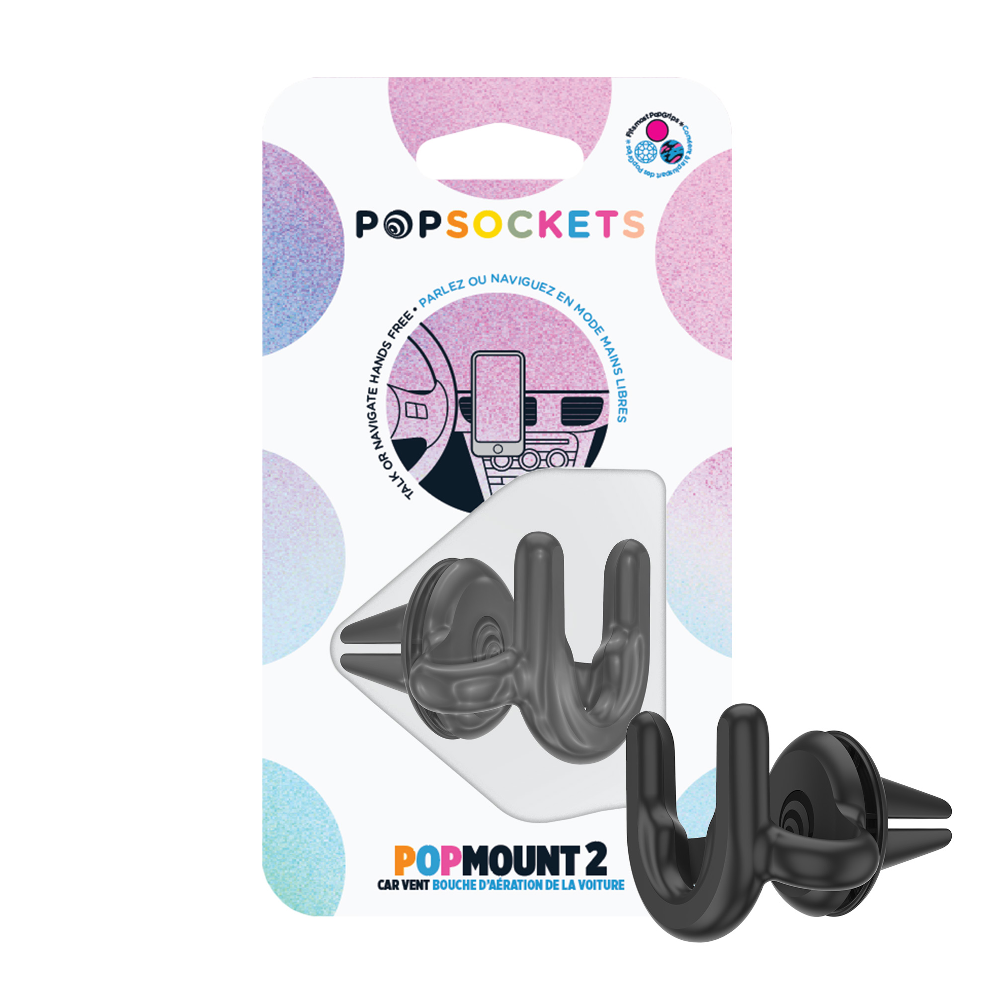 Picture of PopSockets Phone and Tablet Car Vent Mount - Black