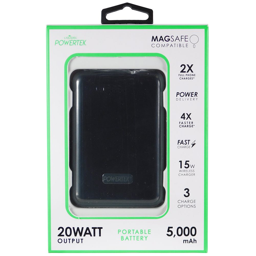 Picture of Powertek MagSafe Portable Battery 5K Power - Black