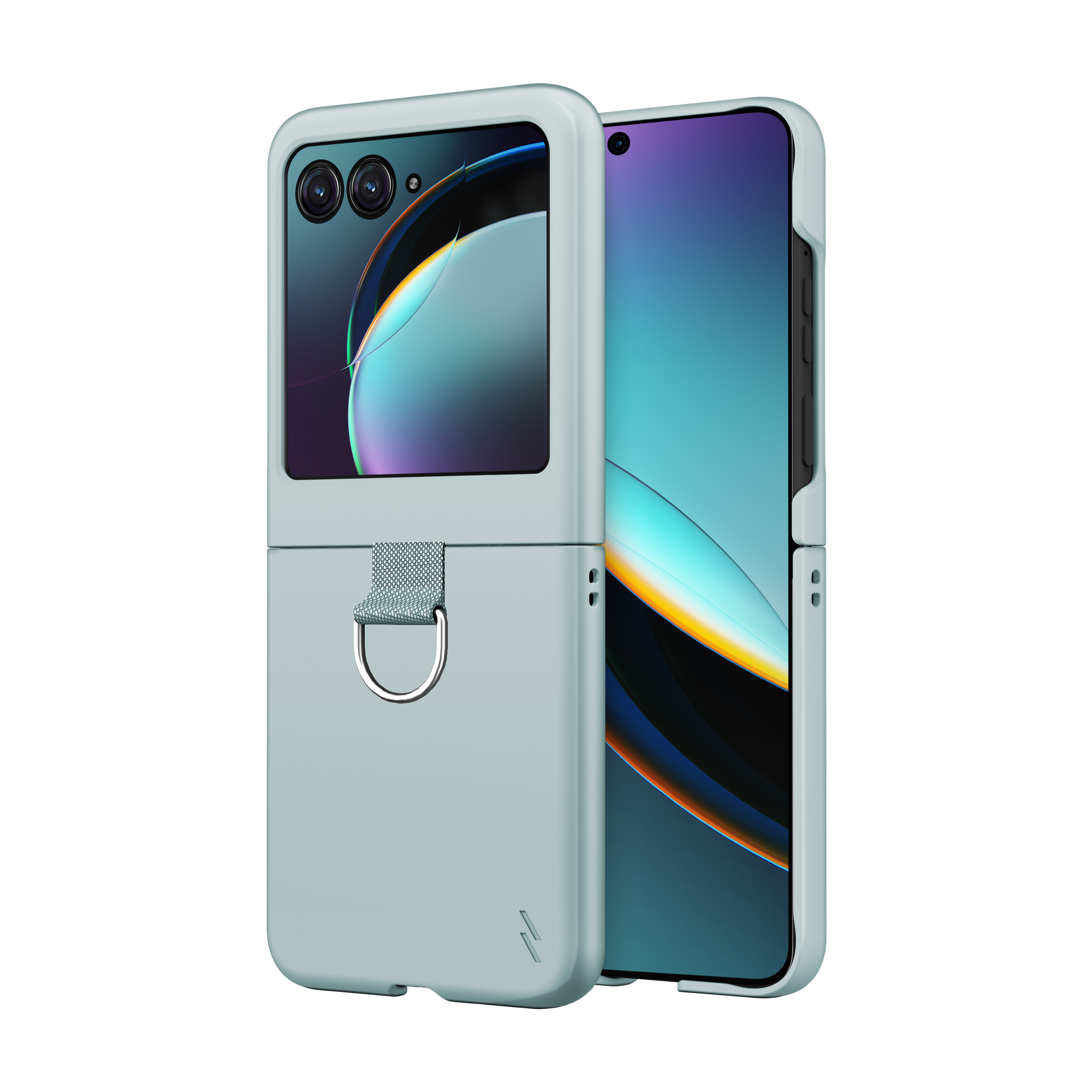 Picture of ZIZO REVOLVE Series moto razr (2024) Case - Pastel Blue