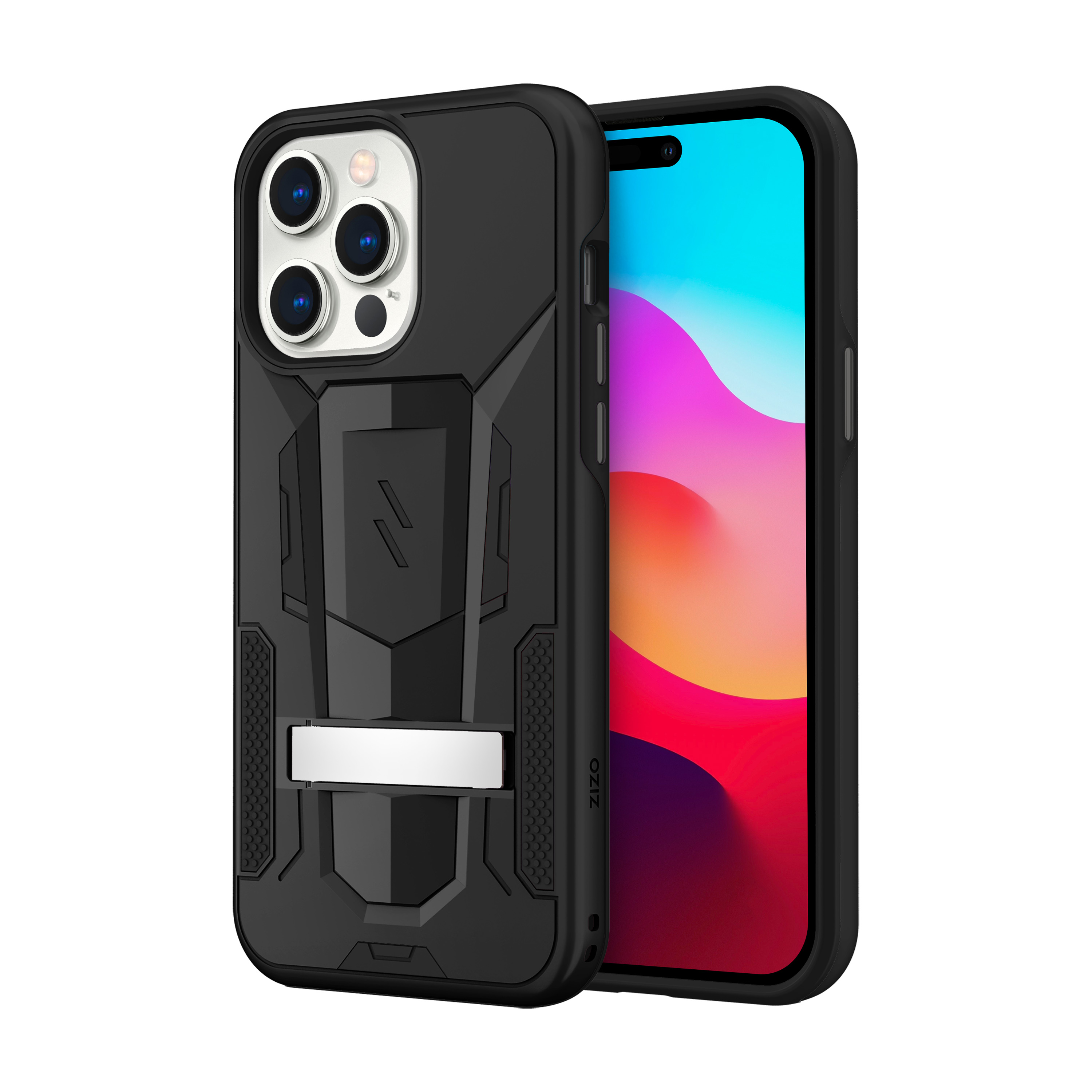 Picture of ZIZO TRANSFORM Series iPhone 15 Pro Case - Black