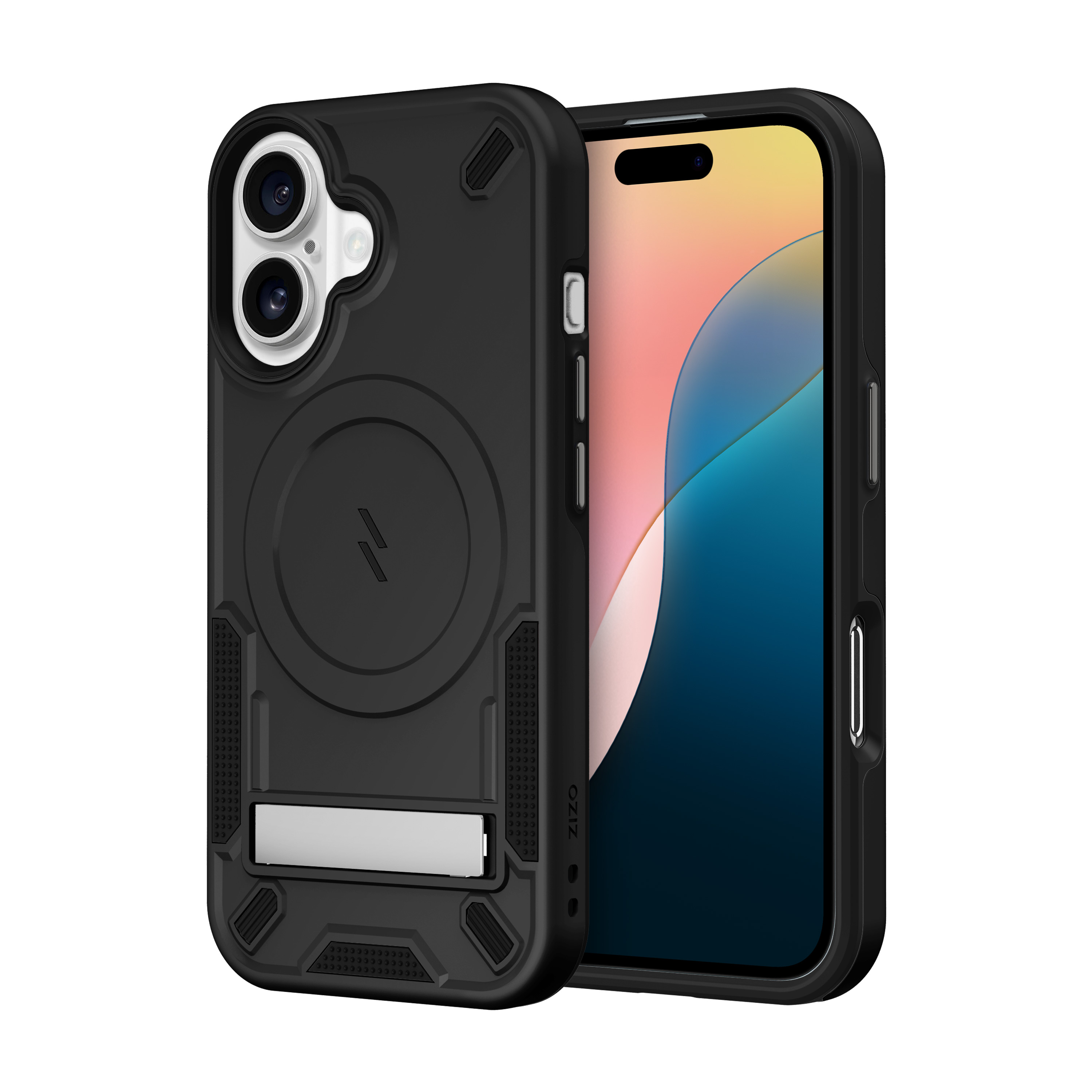 Picture of ZIZO TRANSFORM Series iPhone 16 Case - Black