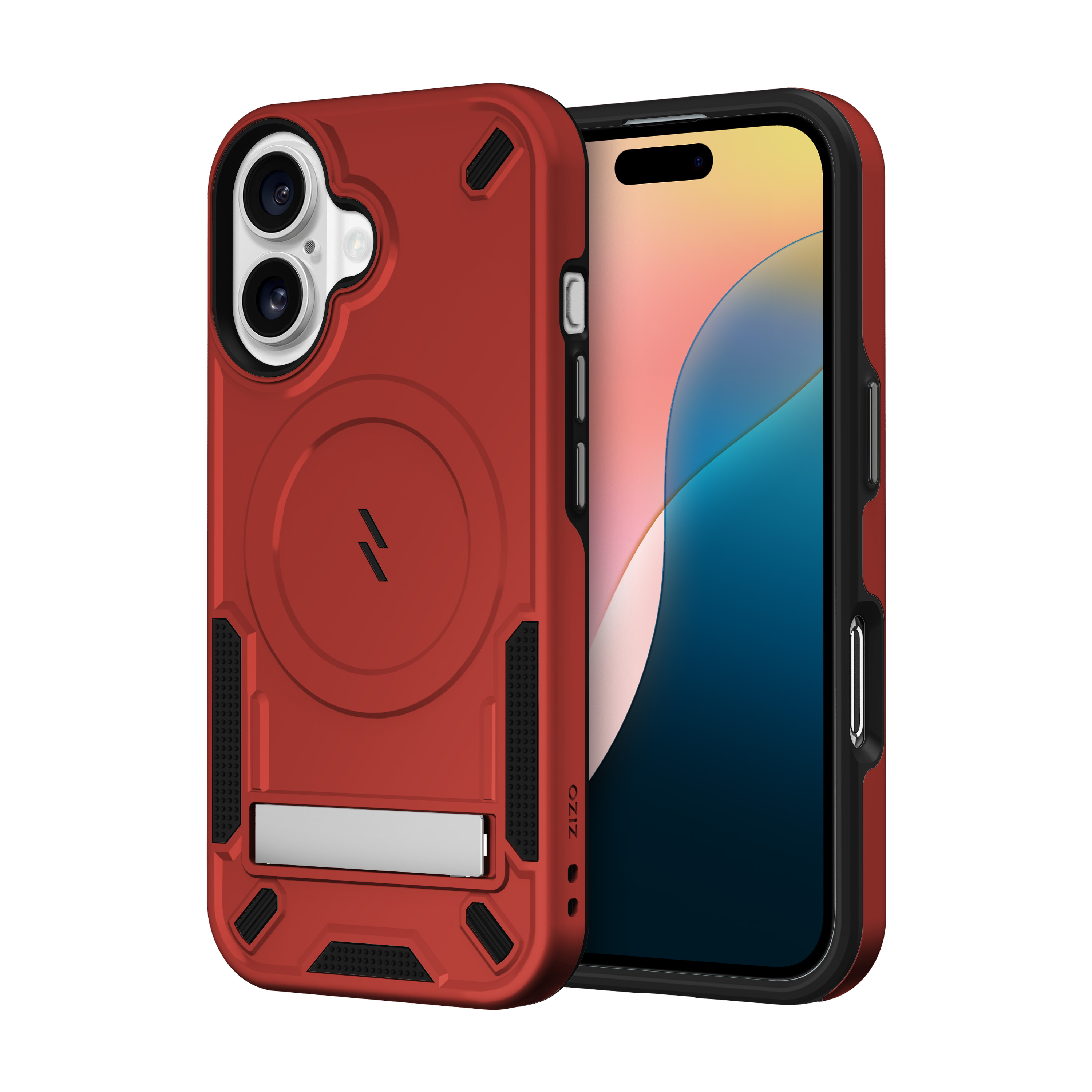 Picture of ZIZO TRANSFORM Series iPhone 16 Case - Red