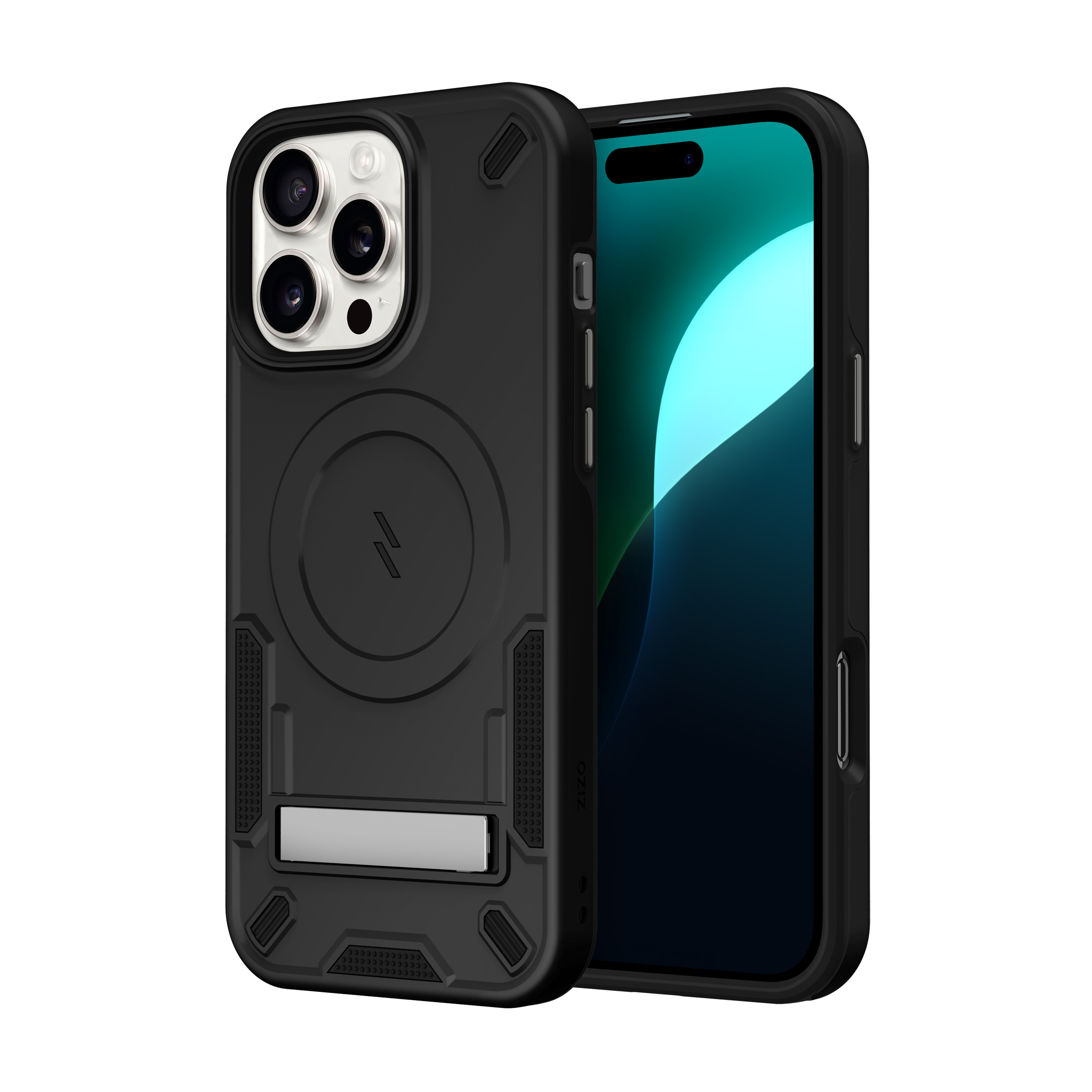 Picture of ZIZO TRANSFORM Series iPhone 16 Pro Max Case - Black