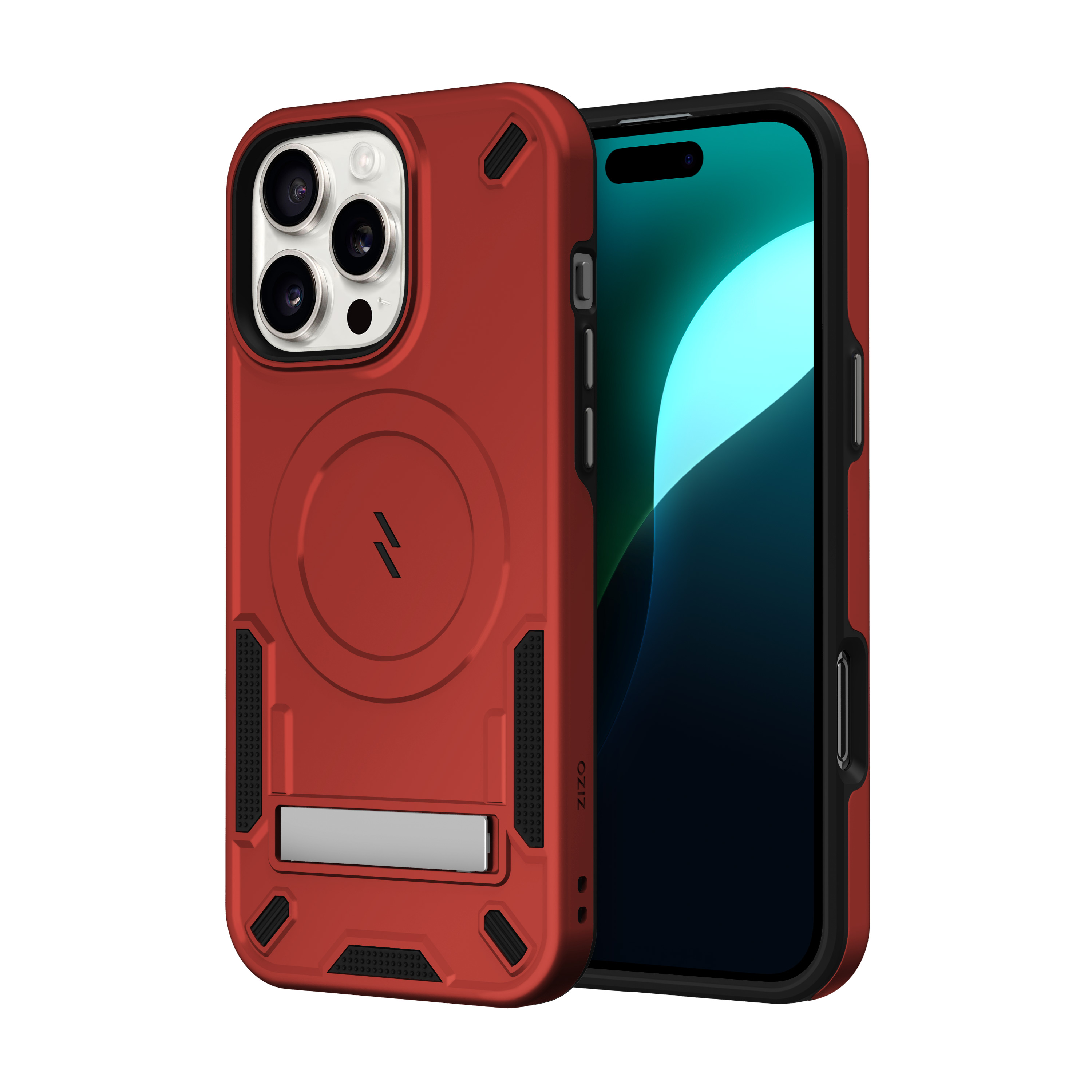 Picture of ZIZO TRANSFORM Series iPhone 16 Pro Max Case - Red