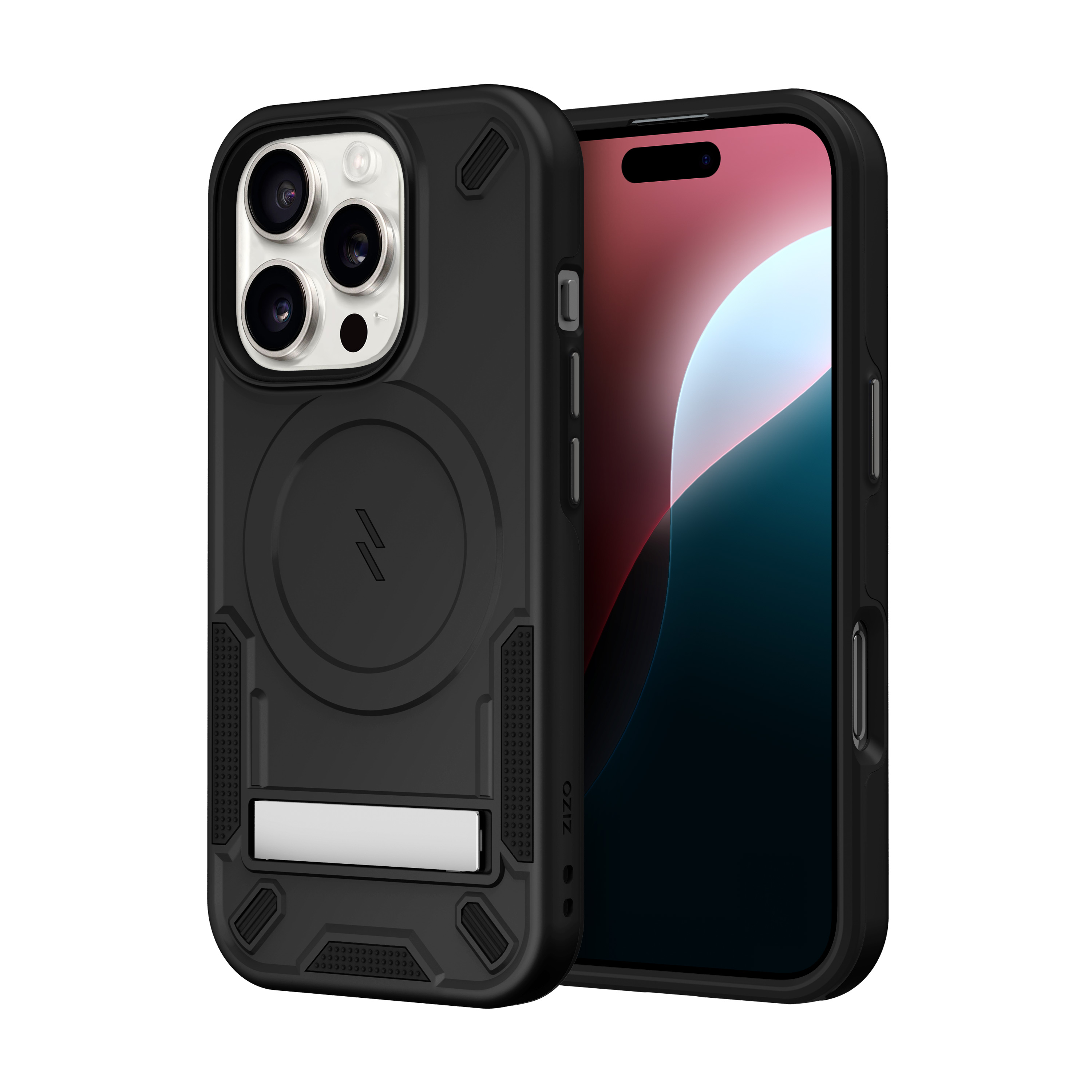 Picture of ZIZO TRANSFORM Series iPhone 16 Pro Case - Black