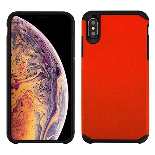 Picture of Asmyna Astronoot Protector Cover for Apple iPhone XS Max - Red / Black