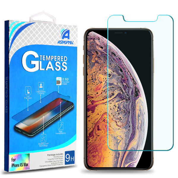 Picture of Asmyna Tempered Glass Screen Protector (2.5D) for Apple iPhone XS Max / 11 Pro Max - Clear