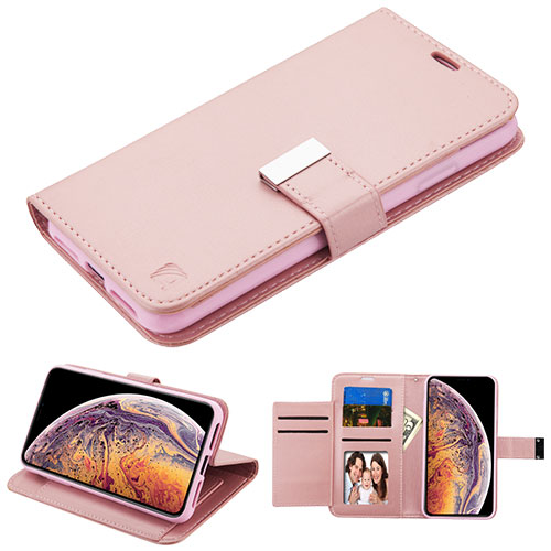 Picture of Asmyna MyJacket Wallet Xtra Series for Apple iPhone XS Max - Rose Gold