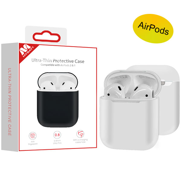 Picture of MyBat Ultra Thin Protective Case for Apple AirPods with Wireless Charging Case - White