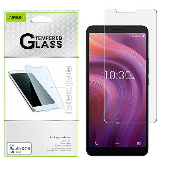 Picture of Airium Tempered Glass Screen Protector (2.5D) for Alcatel 5032w (3v 2019) - Clear