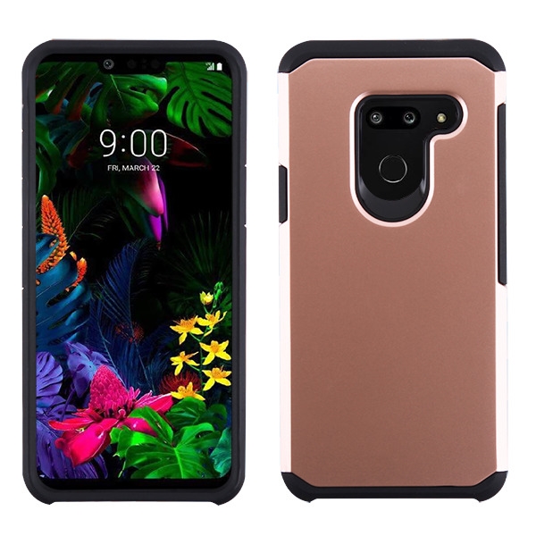 Picture of Asmyna Astronoot Protector Cover for Lg G8 ThinQ - Rose Gold / Black