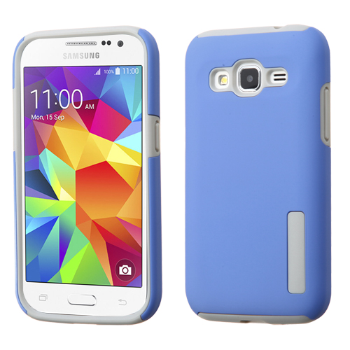 Picture of Asmyna Hybrid Protector Cover for Samsung G360 (Prevail LTE)/Galaxy Core Prime / Galaxy Prevail Lte - Blue / Gray