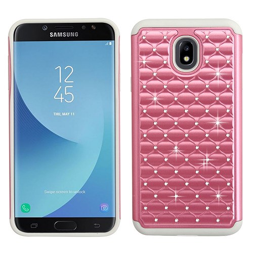 Picture of Asmyna FullStar Protector Cover for Samsung J737P (Galaxy J7 (2018))/Galaxy J7 Star / Galaxy J7 V 2nd Gen - Pearl Pink / Gray