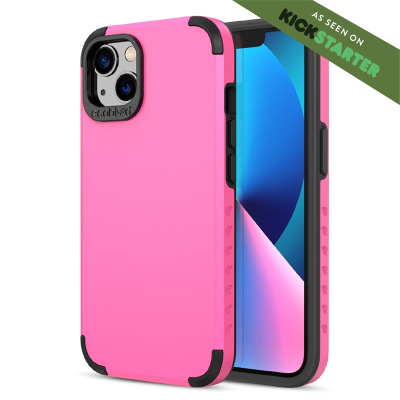 Picture of EcoBlvd Mojave Collection Case for Apple iPhone 13 - Wildflower Pink (100% Compostable & Plant-Based)