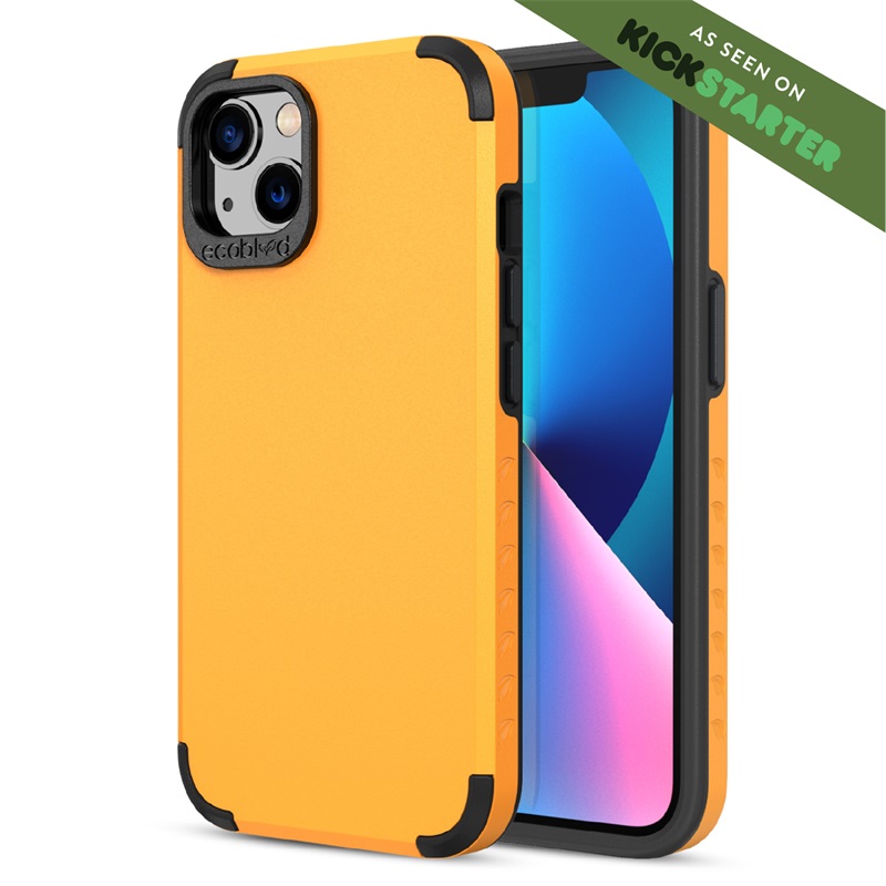 Picture of EcoBlvd Mojave Collection Case for Apple iPhone 13 - Illuminating Yellow (100% Compostable & Plant-Based)