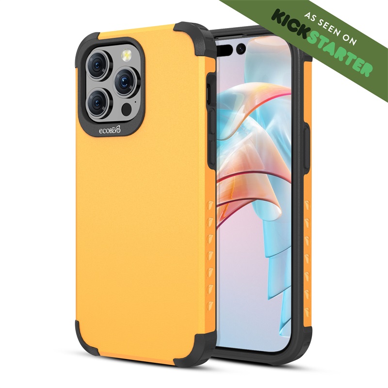 Picture of EcoBlvd MojaveCollectionCase for Apple iPhone 15 Pro Max (6.7) -Illuminating Yellow (100% Compostable & Plant-Based)