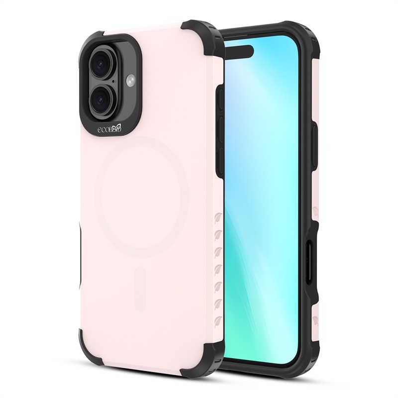 Picture of EcoBlvd Reforge Collection Case for Apple iPhone 16 Plus - Petal Pink (100% Compostable & Plant-Based)