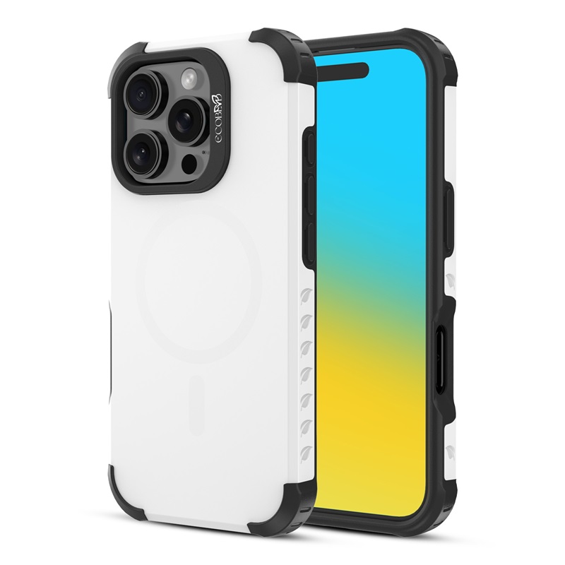 Picture of EcoBlvd Reforge Collection Case for Apple iPhone 16 Pro - Cloud White (100% Compostable & Plant-Based)