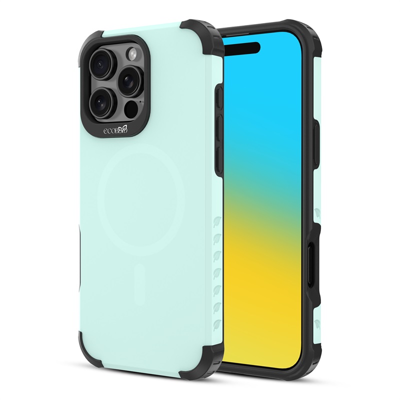 Picture of EcoBlvd Reforge Collection Case for Apple iPhone 16 Pro Max - Seafoam Green (100% Compostable & Plant-Based)