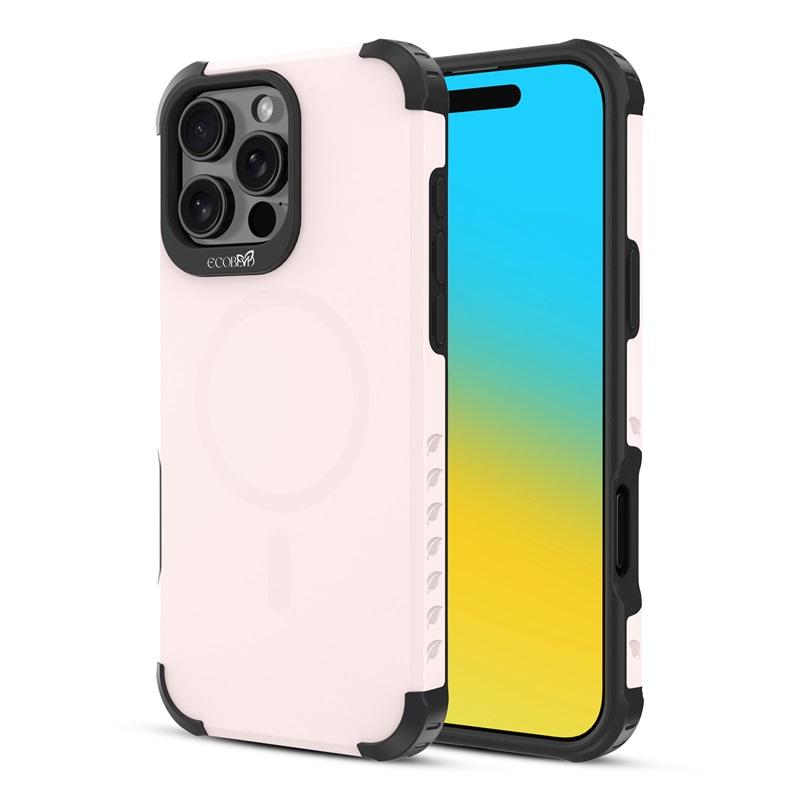 Picture of EcoBlvd Reforge Collection Case for Apple iPhone 16 Pro Max - Petal Pink (100% Compostable & Plant-Based)