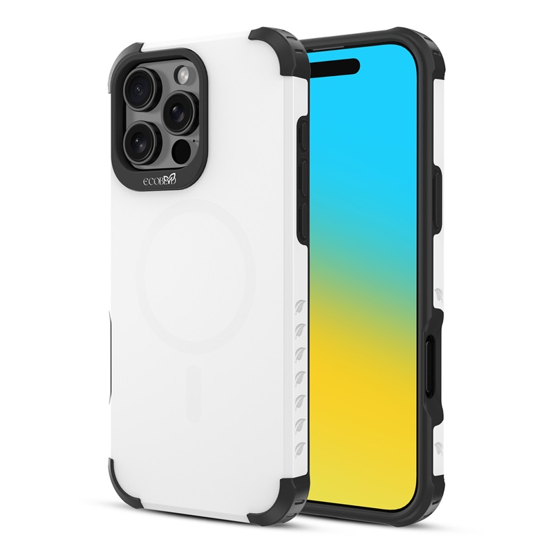 Picture of EcoBlvd Reforge Collection Case for Apple iPhone 16 Pro Max - Cloud White (100% Compostable & Plant-Based)