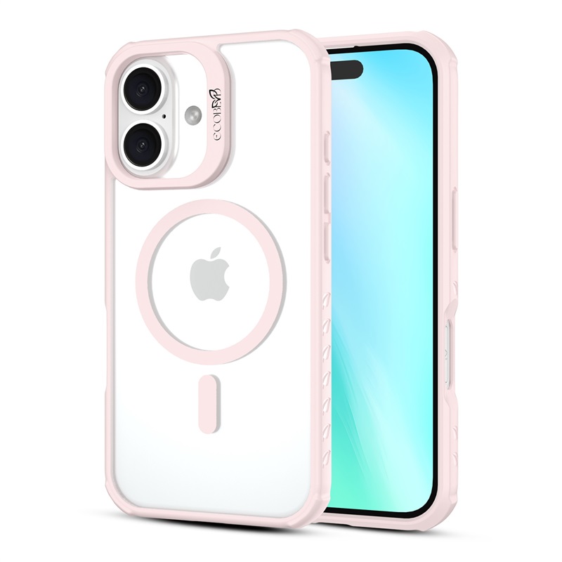 Picture of EcoBlvd Revive Collection Case for Apple iPhone 16 - Petal Pink (100% Compostable & Plant-Based)