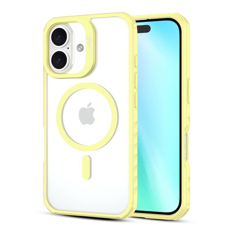 Picture of EcoBlvd Revive Collection Case for Apple iPhone 16 - Buttercup Yellow (100% Compostable & Plant-Based)