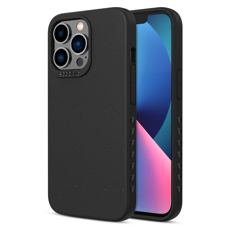 Picture of EcoBlvd Sequoia Collection Case for Apple iPhone 13 Pro (6.1) - Midnight Black (100% Compostable & Plant-Based)