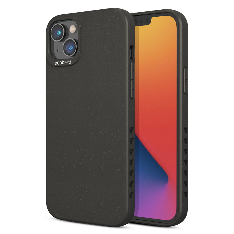 Picture of EcoBlvd Sequoia Collection Case for Apple iPhone 14 (6.1) / 13 (6.1) - Midnight Black (100% Compostable & Plant-Based)