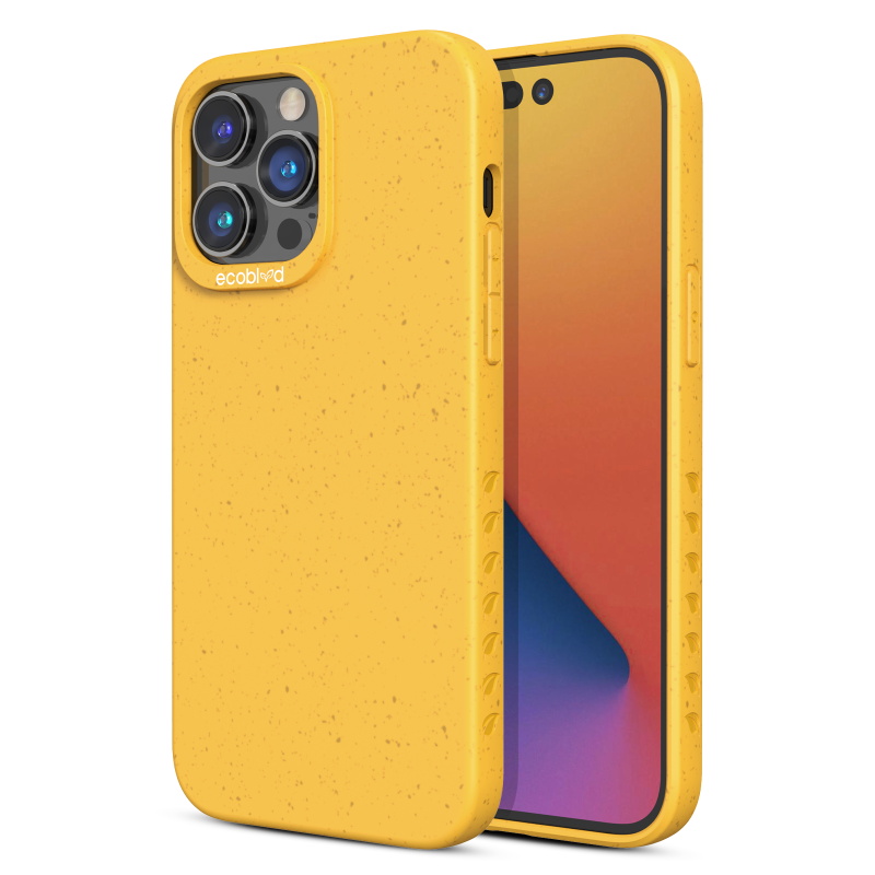 Picture of EcoBlvd Sequoia Collection Case for Apple iPhone 14 Pro (6.1) - Illuminating Yellow (100% Compostable & Plant-Based)