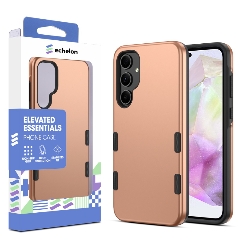 Picture of echelon Bravo Series Case for Samsung Galaxy A35 5G - Rose Gold